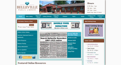 Desktop Screenshot of bellevillelibrary-wi.org